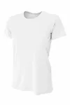 A4 Women's Cooling Performance Short Sleeve Tee A4NW3201 WHITE
