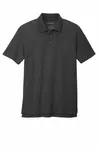 Port Authority C-FREE Cotton Blend Pique Polo K867 Charcoal Heather