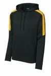 Sport-Tek Sport-Wick Fleece United Pullover Hoodie ST255 Black/ Gold
