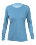 Women's Breeze Tech Long Sleeve T-Shirt Bahama Heathered