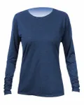 Women's Breeze Tech Long Sleeve T-Shirt Navy Heathered