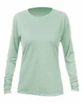Women's Breeze Tech Long Sleeve T-Shirt Olive Heathered