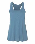 Bella + Canvas Ladies' Flowy Racerback Tank Heather Deep Teal