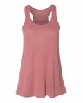 Bella + Canvas Ladies' Flowy Racerback Tank Mauve