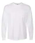 Comfort Colors Adult Heavyweight RSLong-Sleeve Pocket T-Shirt WHITE