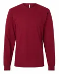 American Apparel Unisex Fine Jersey Long-Sleeve T-Shirt Cranberry