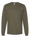 American Apparel Unisex Fine Jersey Long-Sleeve T-Shirt Lieutenant