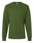 American Apparel Unisex Fine Jersey Long-Sleeve T-Shirt Olive