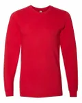 American Apparel Unisex Fine Jersey Long-Sleeve T-Shirt RED