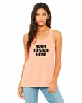 Bella + Canvas Ladies' Flowy Racerback Tank Sunset