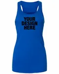 Bella + Canvas Ladies' Flowy Racerback Tank TRUE ROYAL