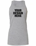 Bella + Canvas Ladies' Flowy Racerback Tank Athletic Heather