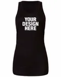 Bella + Canvas Ladies' Flowy Racerback Tank BLACK