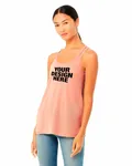 Bella + Canvas Ladies' Flowy Racerback Tank Peach