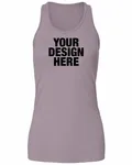 Bella + Canvas Ladies' Flowy Racerback Tank Storm
