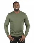 Threadfast Apparel Unisex Ultimate Crewneck Sweatshirt Army