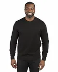 Threadfast Apparel Unisex Ultimate Crewneck Sweatshirt BLACK