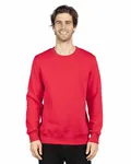 Threadfast Apparel Unisex Ultimate Crewneck Sweatshirt RED