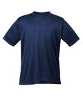 UltraClub Youth Cool & Dry Basic Performance T-Shirt Navy