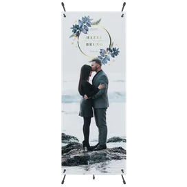 Adjustable X Banner Stands - Custom Shot Glass Now