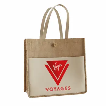 Jute Tote Bags - Custom Shot Glass Now