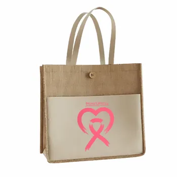 Jute Tote Bags - Custom Shot Glass Now