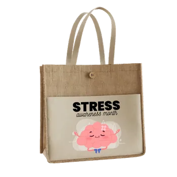 Jute Tote Bags - Custom Shot Glass Now