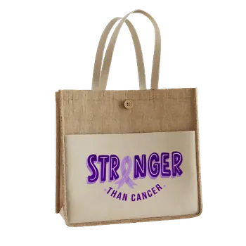 Jute Tote Bags - Custom Shot Glass Now