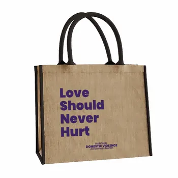 Jute Tote Bags - Custom Shot Glass Now