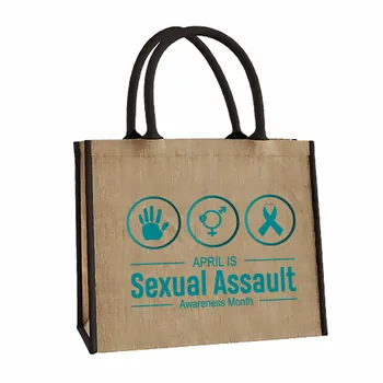 Jute Tote Bags - Custom Shot Glass Now