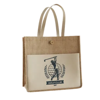 Jute Tote Bags - Custom Shot Glass Now