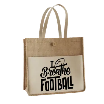 Jute Tote Bags - Custom Shot Glass Now