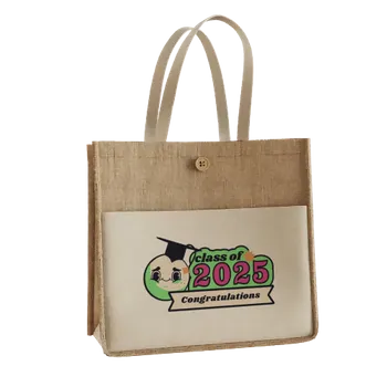 Jute Tote Bags - Custom Shot Glass Now