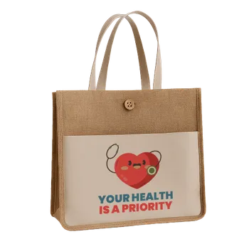 Jute Tote Bags - Custom Shot Glass Now