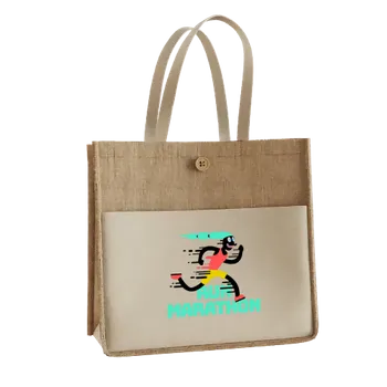 Jute Tote Bags - Custom Shot Glass Now