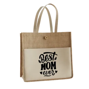 Jute Tote Bags - Custom Shot Glass Now