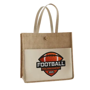 Jute Tote Bags - Custom Shot Glass Now