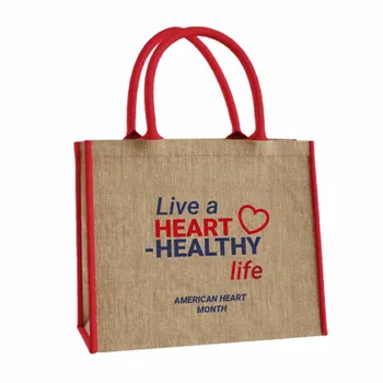 Jute Tote Bags - Custom Shot Glass Now