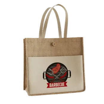 Jute Tote Bags - Custom Shot Glass Now