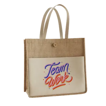 Jute Tote Bags - Custom Shot Glass Now