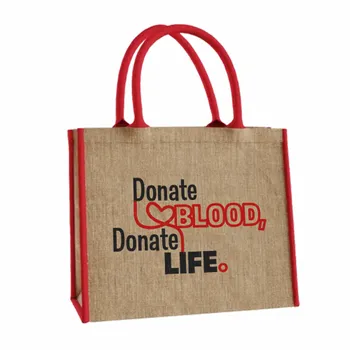 Jute Tote Bags - Custom Shot Glass Now