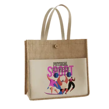 Jute Tote Bags - Custom Shot Glass Now