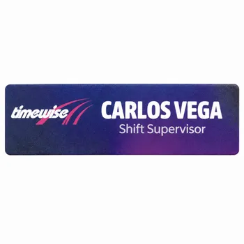 UV Printed Name Badges - Custom Shot Glass Now