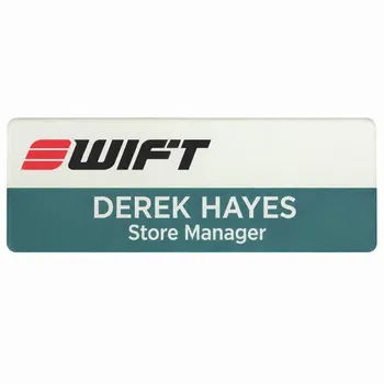 Acrylic Name Badges - Custom Shot Glass Now