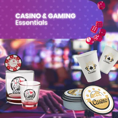 Casino and Gaming Essentials - Custom Shot Glass Now