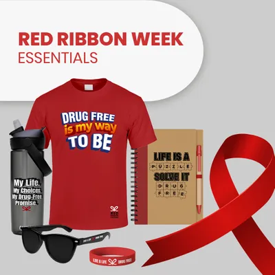 Red Ribbon Week Essentials - Custom Shot Glass Now