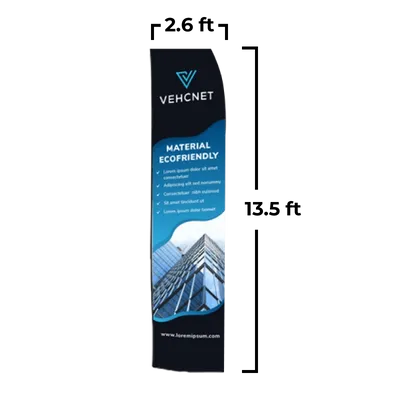 2.6 ft x 13.5 ft - Custom Shot Glass Now