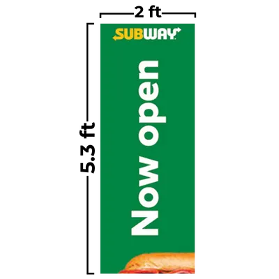 2 ft  x 5.3 ft - Custom Shot Glass Now