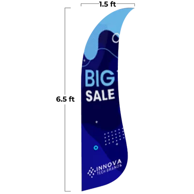 1.9 ft x 6.5 ft - Custom Shot Glass Now