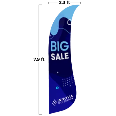 2.3 ft x 7.9 ft - Custom Shot Glass Now